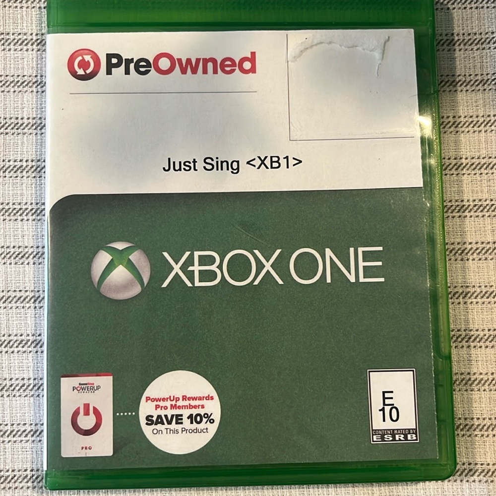Just Sing Microsoft Xbox One Brand 2016 Bieber Ariana Queen Talent EUC